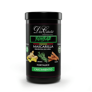 Don Cabello Bombar Mascarilla Preventiva de Caida con Romero, Canela Y Jengibre 1kg - Doncabellopro