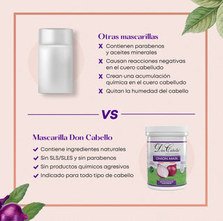 Don Cabello Mascarilla Pelo de Cebolla - Doncabellopro
