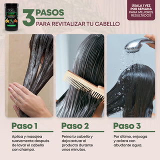 Don Cabello Bombar Mascarilla Preventiva de Caida con Romero, Canela Y Jengibre 1kg - Doncabellopro