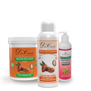 Pack Hidratación Intensa con Keratina y Aceite de Argán Don Cabello - Doncabellopro