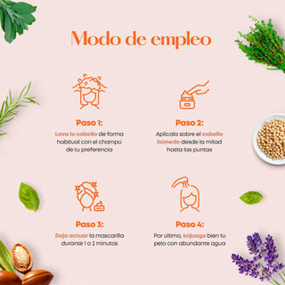 Don Cabello Mascarilla con Aceite de Argán  Hidratación Intensiva - Doncabellopro