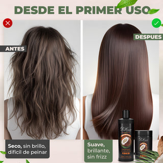 Don Cabello Pack Capilar Coco Nutritivo – Hidratación y Suavidad – 2x1000 ml