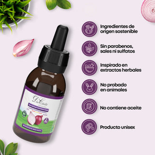 Don Cabello Loción Reparador de Cebolla, 125 ml