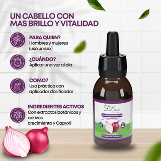 Don Cabello Loción Reparador de Cebolla, 125 ml