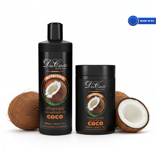 Don Cabello Pack Capilar Coco Nutritivo – Hidratación y Suavidad – 2x1000 ml