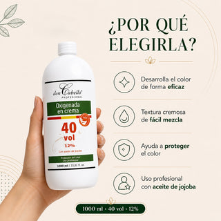 Don Cabello Oxigenada en Crema 40 vol 12%  1000 Ml