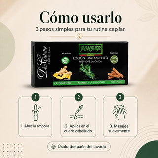 Don Cabello Loción para la Caída – Tratamiento capilar intensivo en ampollas 10 × 10 ml