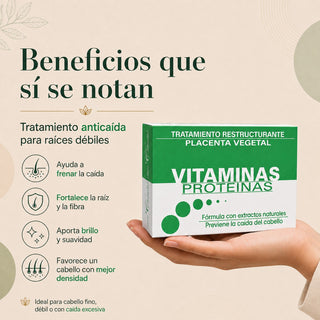 Don Cabello Ampollas capilares – Tratamiento capilar anticaída – 12 Ampolletas x 10 ml