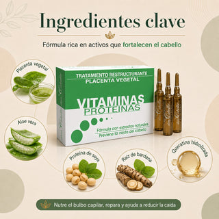 Don Cabello Ampollas capilares – Tratamiento capilar anticaída – 12 Ampolletas x 10 ml