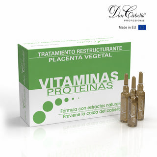 Don Cabello Ampollas capilares – Tratamiento capilar anticaída – 12 Ampolletas x 10 ml