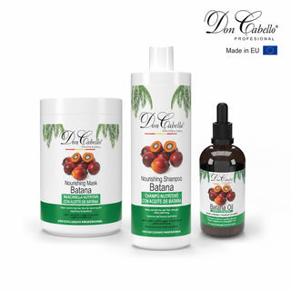 Pack Nutrición Profunda Batana – Cabello Extra Seco (Champú + Mascarilla + Aceite) Don Cabello