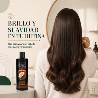 Don Cabello Nourishing Shampoo Coconut &amp; Aloe Vera – Gentle Hydration and Natural Shine – 1000 ml