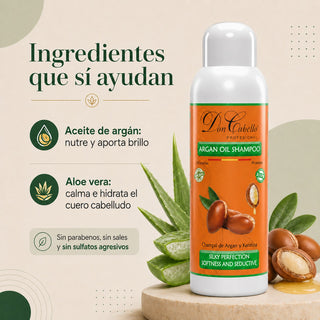 Don Cabello Champu con Aceite de Argán 1000 ml