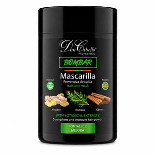 Don Cabello Bombar Preventive Hair Loss Mask with Rosemary, Cinnamon and Ginger 1kg