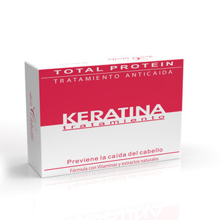 Don Cabello Tratamiento Anticaída con Keratina – Ampollas capilares  – 12 Ampollas x 10 ml