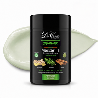 Don Cabello Bombar Mascarilla Preventiva de Caida con Romero, Canela Y Jengibre 1kg