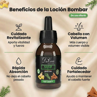 Pack Bombar Anticaída Intensivo Romero & Jengibre – Cabello Débil (Champú 1L + Mascarilla 1 kg + Loción 125 ml) Don Cabello