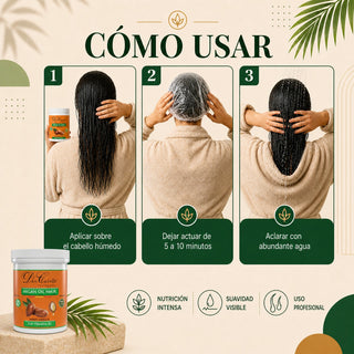 Don Cabello Mask with Argan Oil Intensive Hydration 1000 ml.