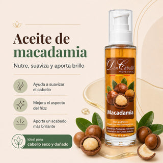 Don Cabello Aceite De Macadamia – Serum Reparador De Cabello 100 Ml