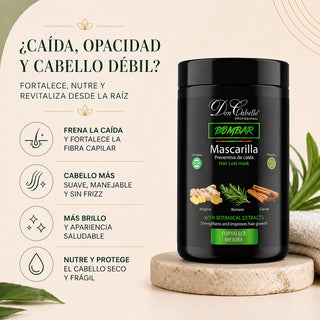 Don Cabello Bombar Preventive Hair Loss Mask with Rosemary, Cinnamon and Ginger 1kg