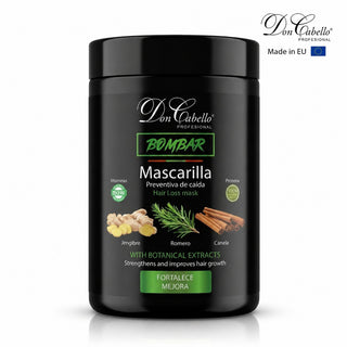 Don Cabello Bombar Mascarilla Preventiva de Caida con Romero, Canela Y Jengibre 1kg