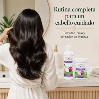 Pack Anticaída Esencial Cebolla Roja – Cabello Débil (Champú + Mascarilla) Don Cabello