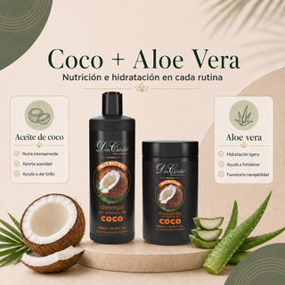 Pack Hidratación Coco – Cabello Seco (Champú + Mascarilla) Don Cabello