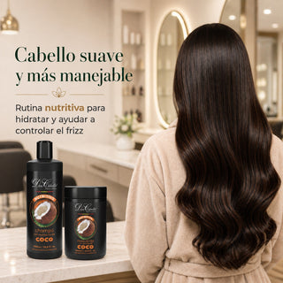 Pack Hidratación Coco – Cabello Seco (Champú + Mascarilla) Don Cabello