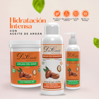 Pack Hidratación Intensa con  Aceite de Argán Don Cabello