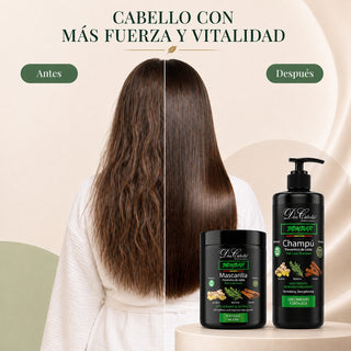 Pack Bombar Anticaída Romero & Jengibre – Cabello Débil (Champú + Mascarilla) Don Cabello