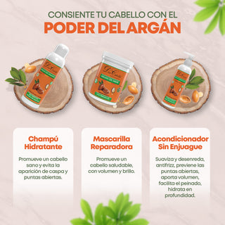 Pack Hidratación Intensa con  Aceite de Argán Don Cabello