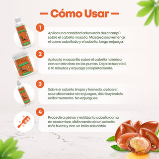 Pack Hidratación Intensa con  Aceite de Argán Don Cabello