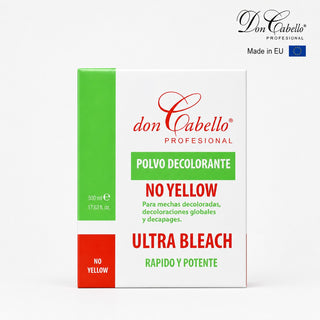 Don Cabello - Polvo Decolorante - No Yellow - Ultra Bleach - 500 Ml
