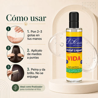 Don Cabello Vida Cristal Liqued (Anti Frizz) 100 ML