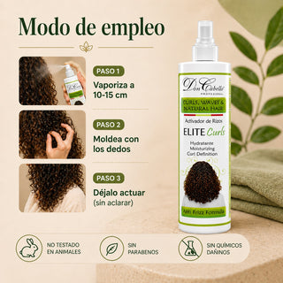 Don Cabello Activador de Rizos Líquido en Spray 400 ml