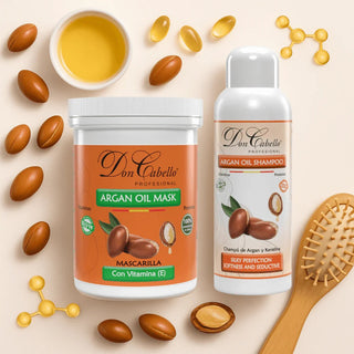 Don Cabello Pack Capilar Keratina & Argán – Hidratación Intensa y Reparación – 2x1000 ml