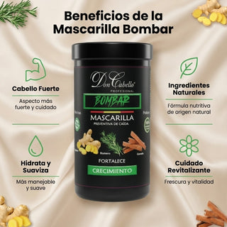 Bombar Hair Growth and Hair Loss Prevention Pack Don Cabello