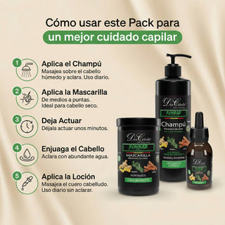 Bombar Hair Growth and Hair Loss Prevention Pack Don Cabello