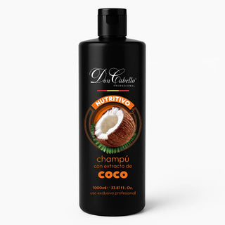 Don Cabello Nourishing Shampoo Coconut &amp; Aloe Vera – Gentle Hydration and Natural Shine – 1000 ml