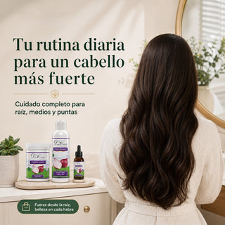 Pack Anticaída Intensivo Cebolla Roja – Caída Fuerte (Champú + Mascarilla + Loción) Don Cabello