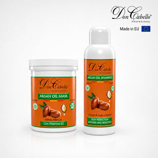 Pack Reparación e Hidratación Argán – Cabello Seco (Champú + Mascarilla) Don Cabello
