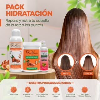 Pack Hidratación Intensa con  Aceite de Argán Don Cabello