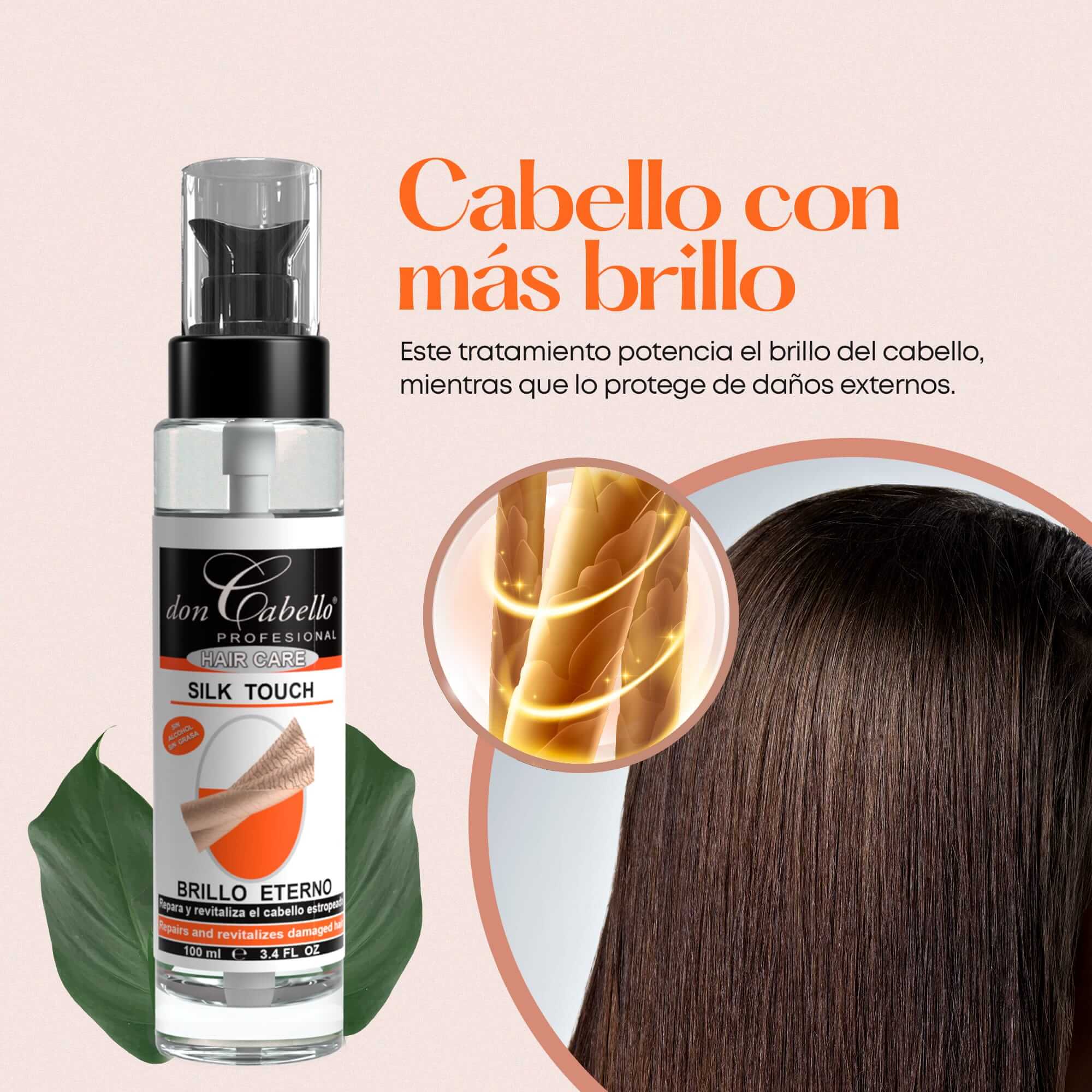 Don Cabello Silk Touch – Proteínas, vitaminas y minerales 100 ml - Doncabellopro